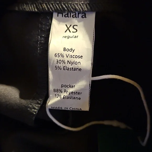 NWT Halara Flex High Waisted Zipper Side Pocket Straight Leg Pant Sz. XS - Picture 8 of 8